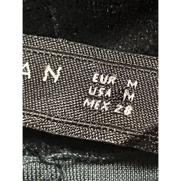 ZARA Woman Emerald Velvet Pullover Belted Knee Length Dress Size Medium - Picture 7 of 12